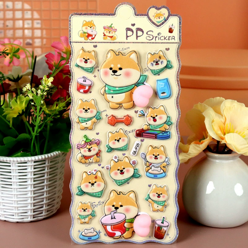 Sanrio, гель для кожи ягодиц, детская наклейка с мультфильма, антистресс, единорог, панда
