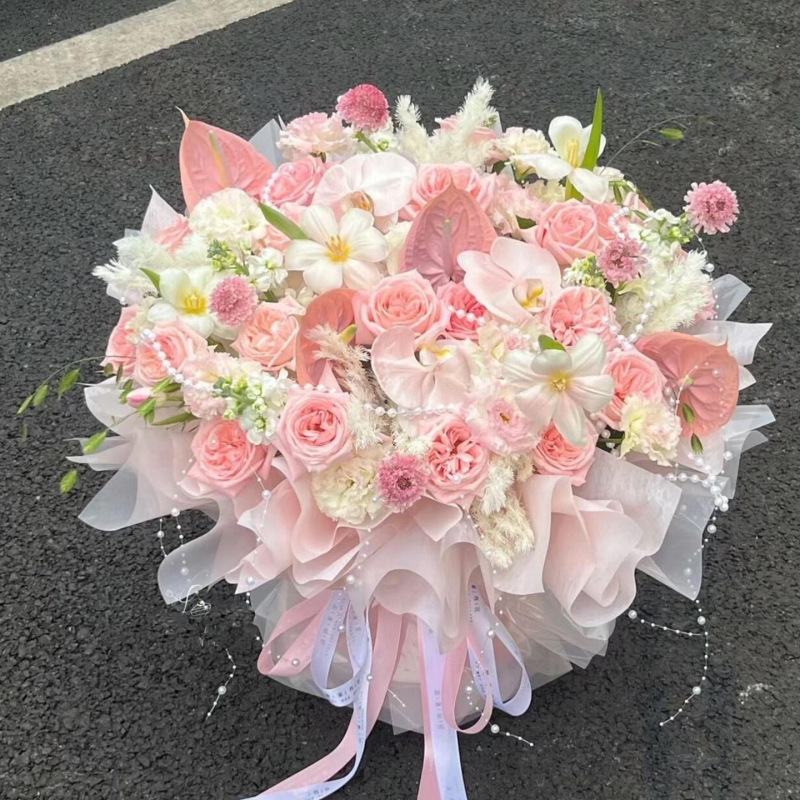 玫瑰永生花束七夕送女友高级感花束温柔仿真香皂花束混搭玫瑰花束|undefined
