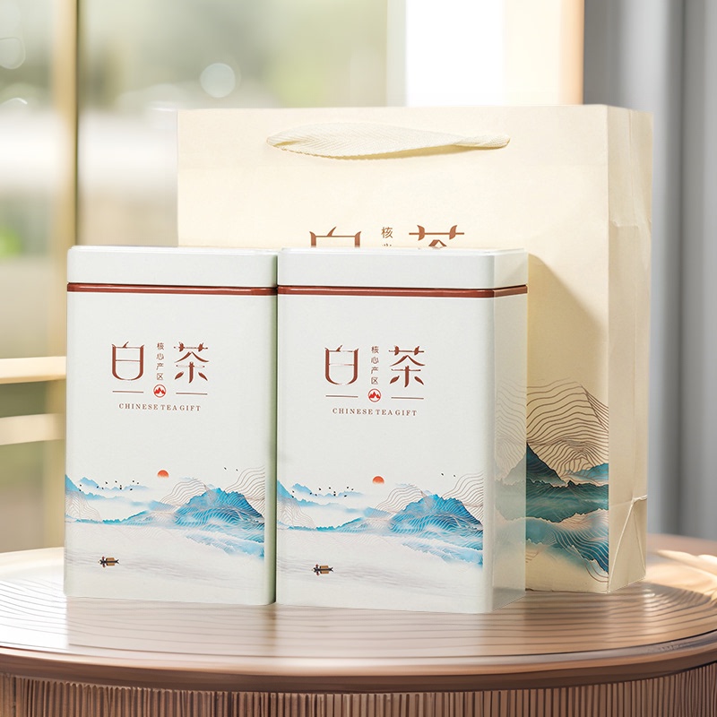 2023 Fu Jian Zhenghe White Tea White Peony Tea Jar Gift Box Bulk One Piece Dropshipping Wholesale Price Business