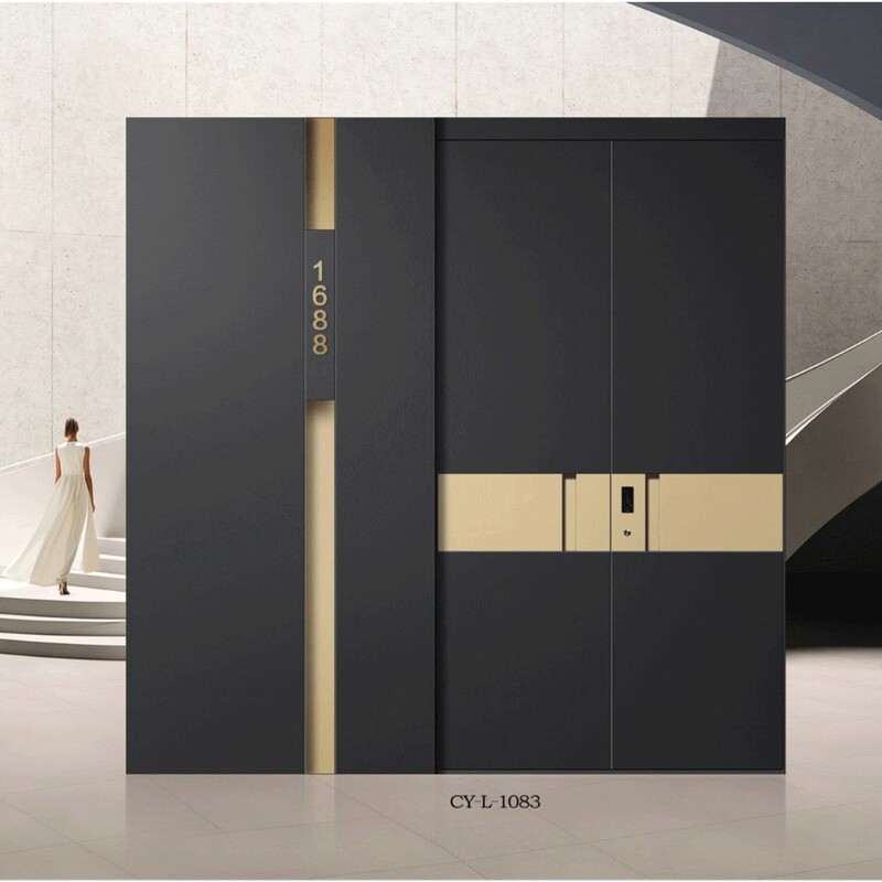 Customized Anti-Theft Door, High-End Carved Cast Aluminum Door, Villa Courtyard Door, Rural Self-Built House, One Door, One Scene