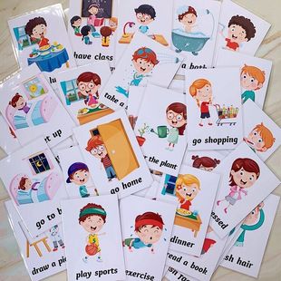 Kids Learn English Word Card Flashcards Cross-Border Dropshipping