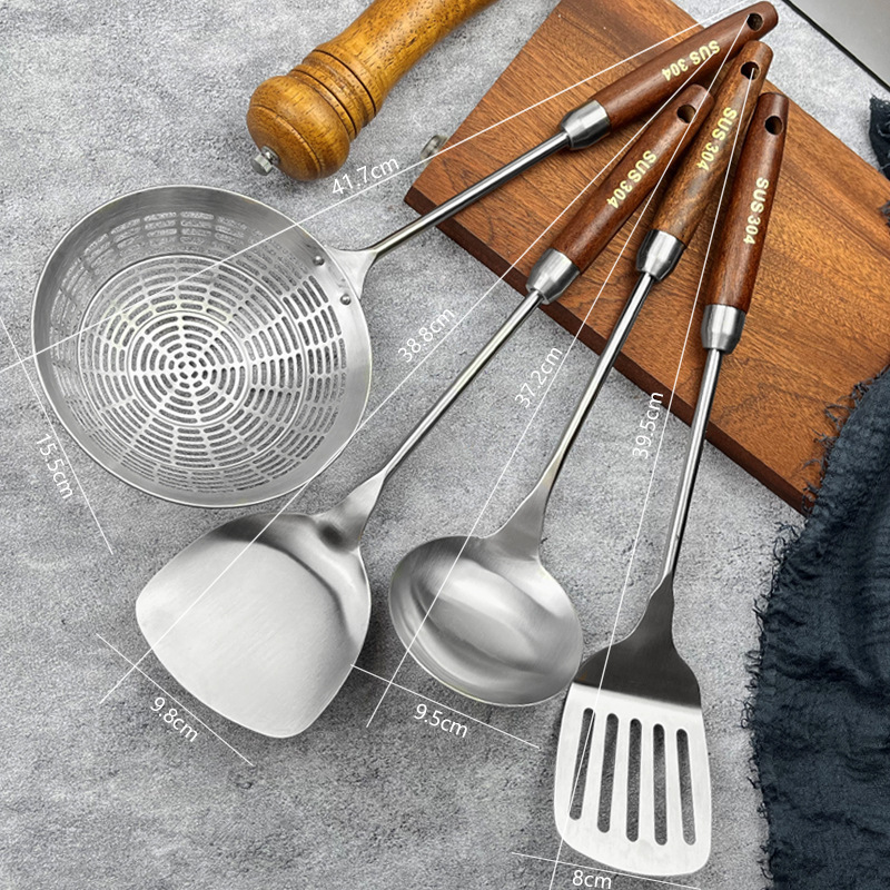 304 cocina de acero inoxidable set pala de cocina cocina set completo de cocina set de cocina set de siete piezas set