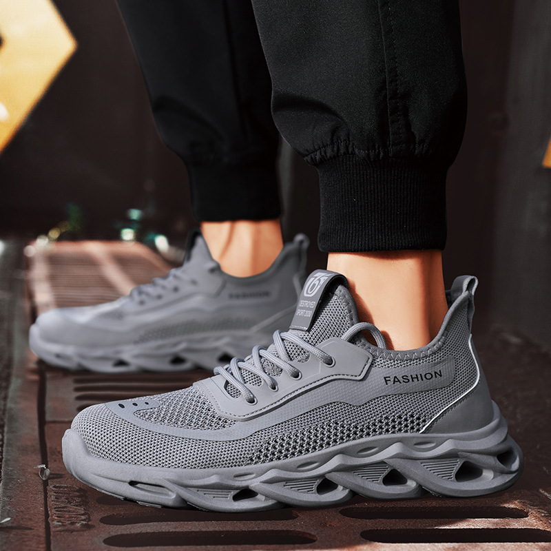 Zapatos de hombre 2025 transfronterizo Amazon verano nuevo estilo simple viento volador moda deportes ocio zapatos de hombre comercio exterior al por mayor