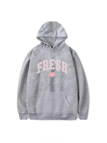 Trendy European and American Brand Hoodies: New Fleece-Enhanced Unisex Sweatshirts: Fashionable Casual Pullover Hoodies