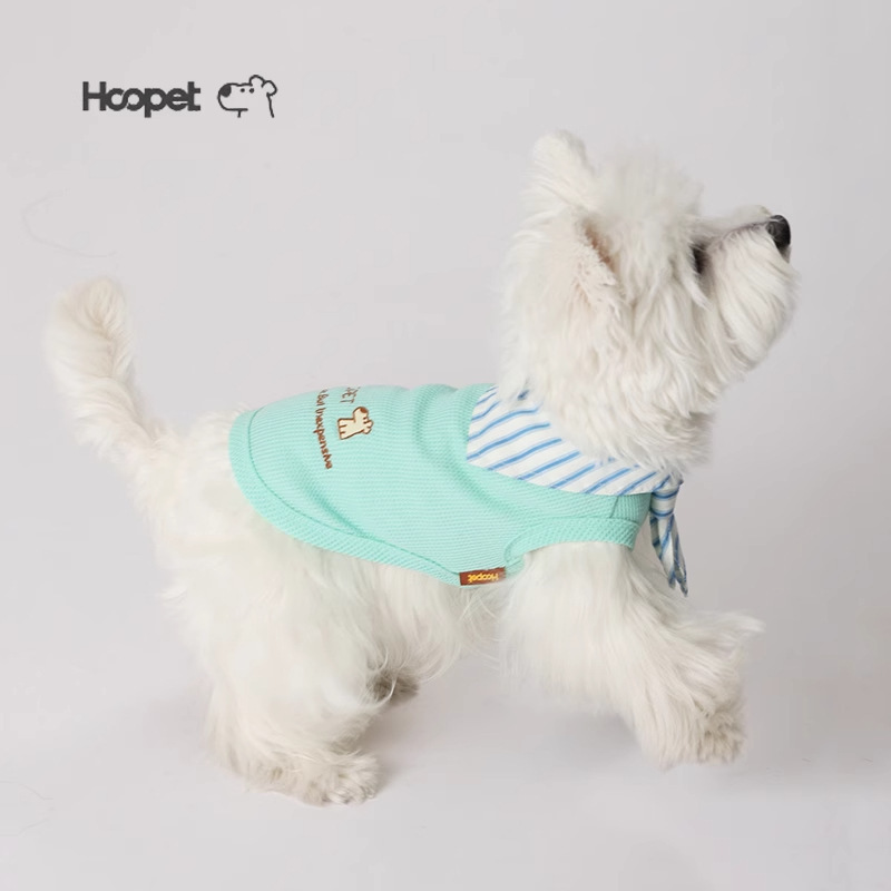 HOOPET背心夏天薄款小型犬夏季防掉毛泰迪比熊小狗的宠物狗狗衣服|undefined