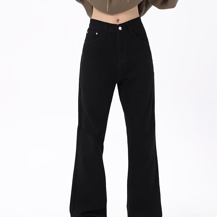 Primavera y otoño American Retro High Street Trend Marca Vaqueros de todo fósforo de moda lavados Vaqueros rectos delgados para hombres