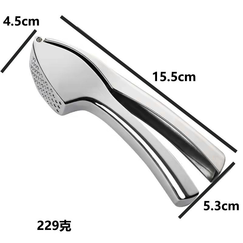 [Varias opciones] Prensa de ajo de acero inoxidable 304 de aleación de zinc, pelado manual de ajo, espuma de ajo, remover, puré de ajo, triturado