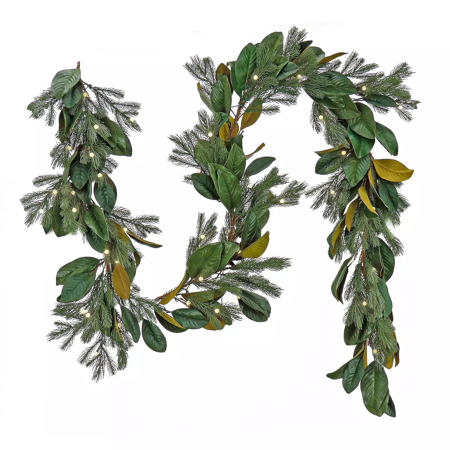 Cross -border Christmas PE Magnolia Leaf Crystal Christmas Teng…