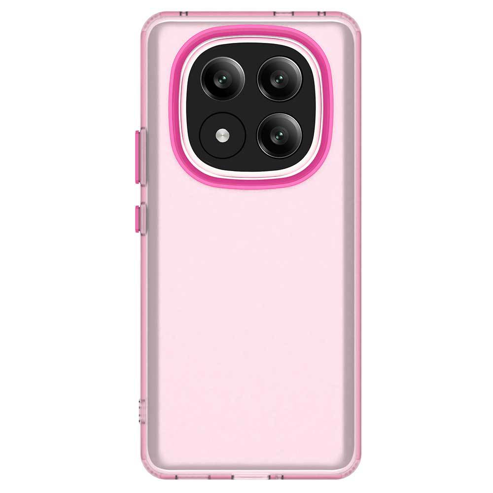 Aplicable para el arroz rojo Note15Pro + caramelo piel esmerilado caso de teléfono móvil A5 bolsa de aire a prueba de caída K80Pro funda
