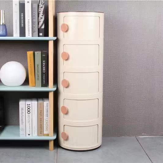 쌀 5 층 화이트 (손잡이 포함)