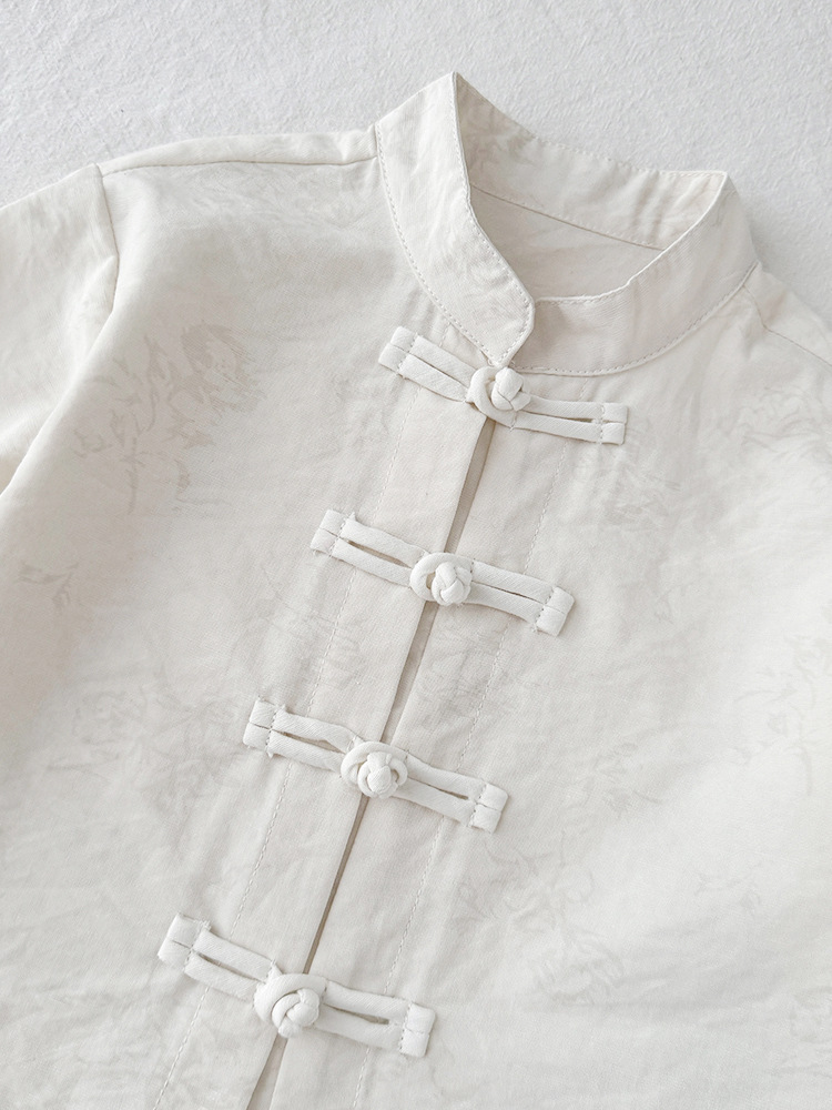Trajes de niños Tang primavera y otoño manga larga bebé camisa china para niños chinos ropa de abrazadera para niños