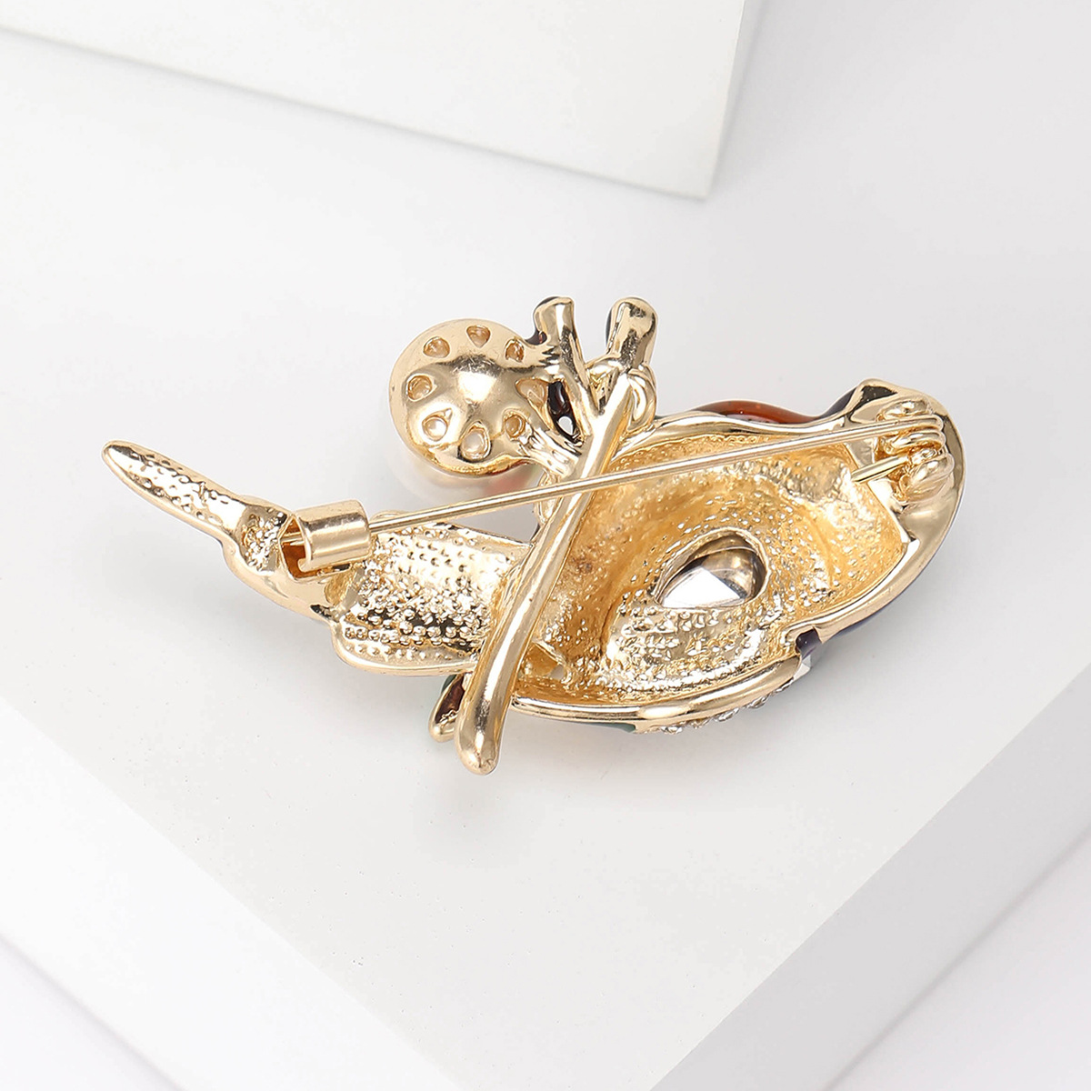Rhinestones, Pearl Inlay Material Cute Pin Alloy Inlay Rhinestones Pearl Women's Brooches