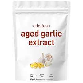 现货供应新品热销品无味大蒜油软胶囊Aged GarlicExtract支持OE M