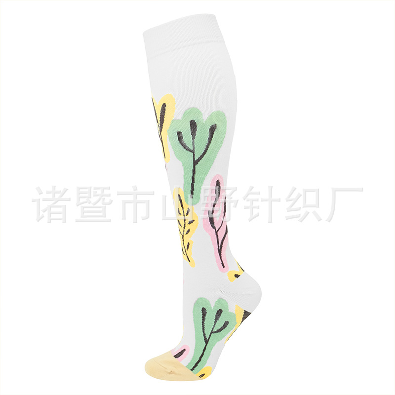 Calcetines Largos de Compresión Deportivos 200N de Nailon, Respirable y Absorción del Sudor, para Correr image 51