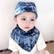 Baby Hat Spring and Autumn Thin Baby Boy and Baby Girl Pure Cotton Autumn and Winter Pirate Hat Newborn Headscarf Fetal Hat Cute