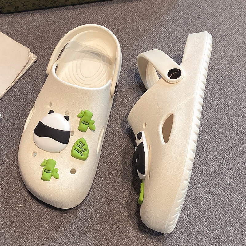 Water Park Accessories Hole Shoes Women's Slippers Men's Non-slip Soft Bottom Home Slippers Lightweight Outfit Convenience Store Wholesale