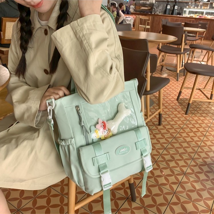 ランドセル 2点セット 新品 大容量 シンプル リュック 日本のキャンパス 万能 女の子 かわいい 高価値リュック|undefined