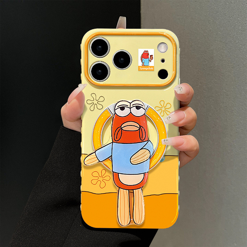 Resident Ugly Fish Stand Case for Apple 17 Pro Max, 15 Large Window, iPhone 16 Couple Cartoon 14 Resident Ugly Fish Stand Case for Apple 17 Pro Max, 15 Large Window, iPhone 16 Couple Cartoon 14