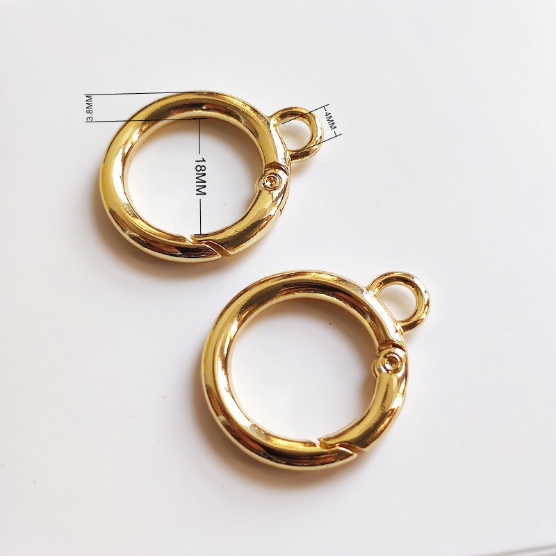 Zinc Alloy Solid Color Bag Hardware display picture 3