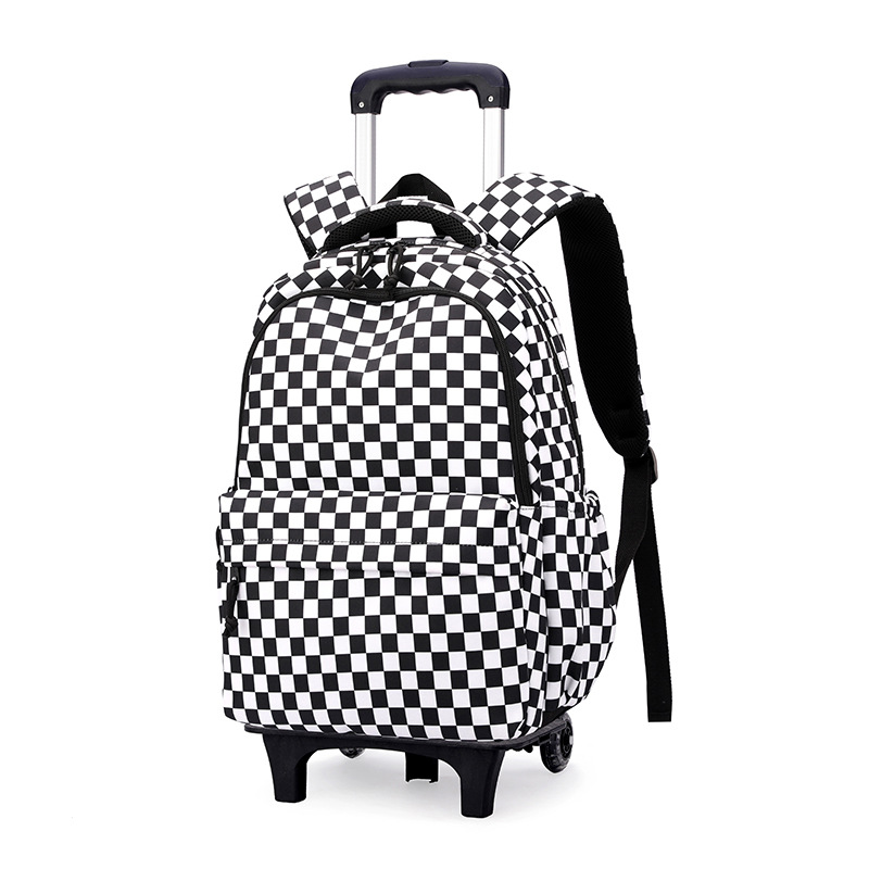 Mochila de estilo de pescado natural para estudiantes de primaria 3 - 6 grados para hombres y mujeres, mochila de tracción de estudiantes de secundaria ligera de gran capacidad