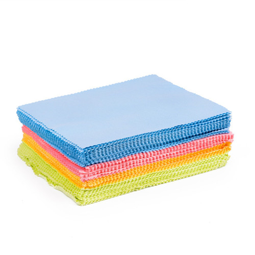 Needle three glasses cloth black gray glasses cloth 14×14 glasses cleaning wipes colored glasses cloth individually packaged