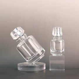 厂家直销煤气罐香水瓶25ml90ml按压透明卡口玻璃瓶分装瓶批发