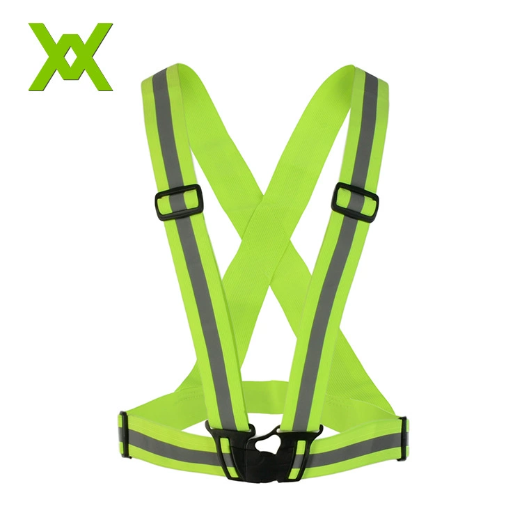 Профессиональная фабрика прямой светоотражающий ремешок назад крест защитная одежда выделить светоотражающий жилет санитарный комбинезон