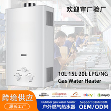 即热式燃气热水器16L18L丙烷液化石油气间歇泉燃气热水器
