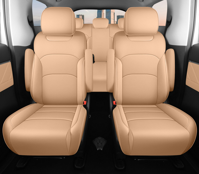Wuling Starlight 730 Special Seat Cover for New Energy Pure Electric Plug-In Hybrid, Full Coverage Car Seat Cover, Four-Season Leather Seat Cushion Cover