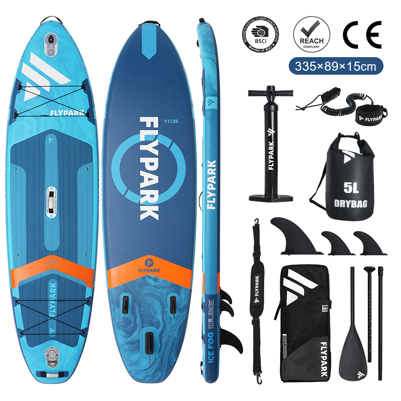 Tablero de remo inflable MS Free Mountain Sea SUP Tablero de remo de pie Pesca Tablero vertical Tablero de pulpa Barco en el mar