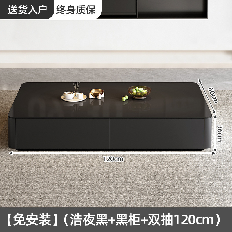 テレビキャビネットリビングルームホーム2025新しいスタイルの小さなアパートメントライト高級フロアコーヒーテーブルテレビキャビネットの組み合わせ|undefined
