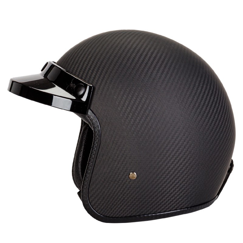 Kask z czystego włókna węglowego wykonany ręcznie Kask z włókna węglowego_voghion.com