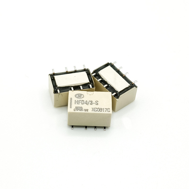 全新原装 HFD4/5-SR 3V 4.5V 5V 9/12/24V两开两闭8脚2A 继电器