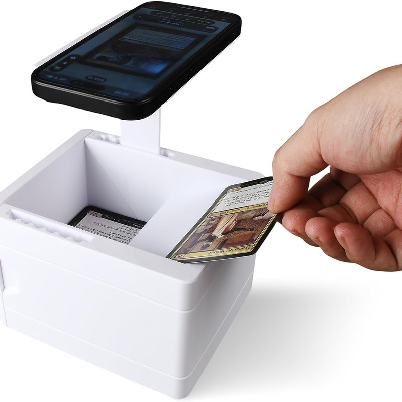 跨境新品 Card Scanner 卡扫描仪手机支架3D打印卡牌扫描器摆件|undefined
