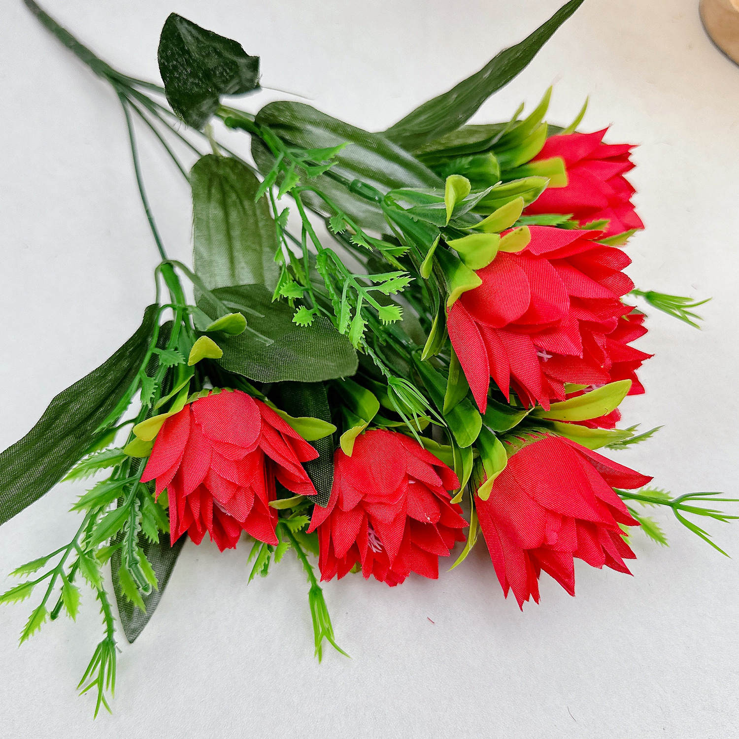 6 cabezas de piña roja 1 manojo