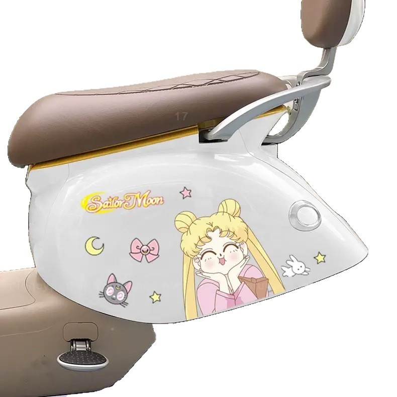 美少女戦士セーラームーン電動バイクボディステッカーヤディエマサニーカーフ漫画装飾ステッカー防水日焼け止め|undefined