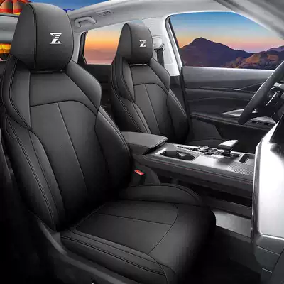 Modelə uyğun (Original) oturacaq örtükləri — seat covers, all-season full-cover seat cushions - mysterious-black-standard-edition-note-the-model-year-front-row-fully-covered-rear-row-partially-covered
