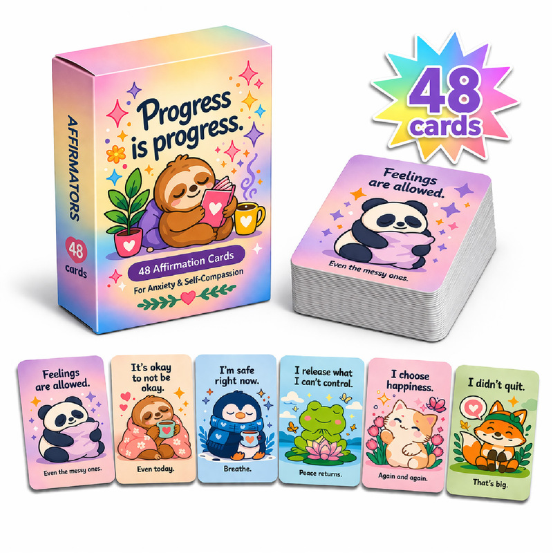 Affirmators Inspirational Cards English Humorous Stress Reduction Affirmation Cards Sel Emotional Management Positive Psychology Cards Affirmators Inspirational Cards English Humorous Stress Reduction Affirmation Cards Sel Emotional Management Positive Psychology Cards