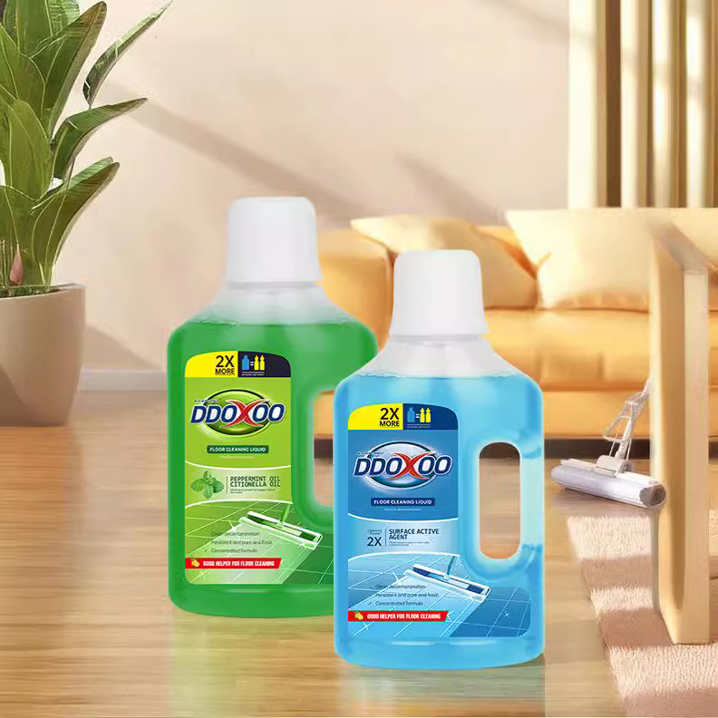 Tile cleaner, mop cleaner, wood floor cleaner, kitchen floor tile degreasing, sterilization, brightening, fresh fragrance