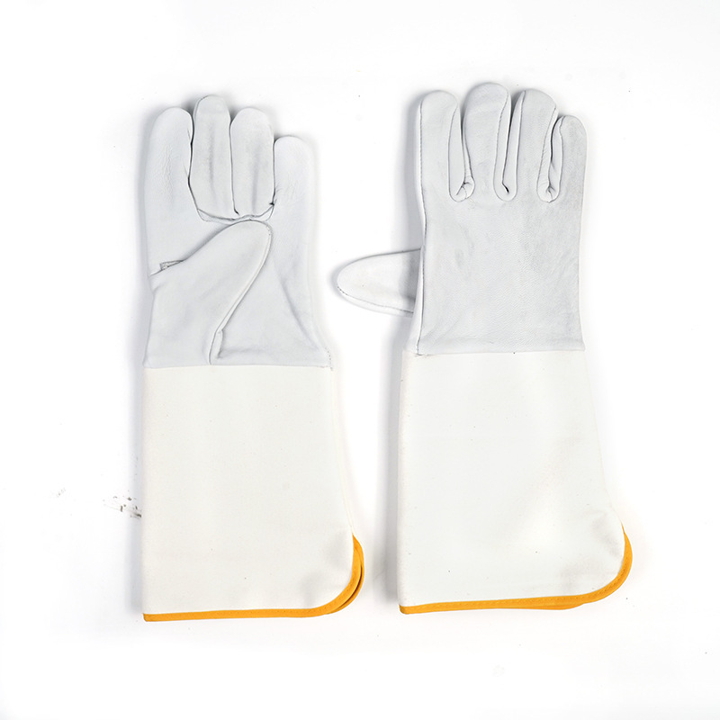 厂家批发长款劳保手套舒适耐磨装卸作业电焊手套家用焊接防护手套