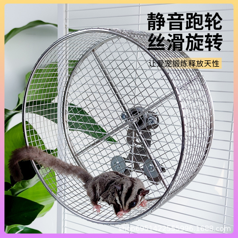 Squirrel Running Wheel Honey Bag Grew Silent Nail Grinding Toe Grinding Marmot Totoro Hedgehog Flower Branch Large Toy Supplies