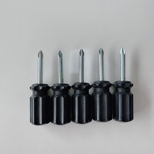Factory Direct Supply Mini Carrot Head Screwdriver Fixed Hard Short Handle Cross Screwdriver Toy Small Screwdriver