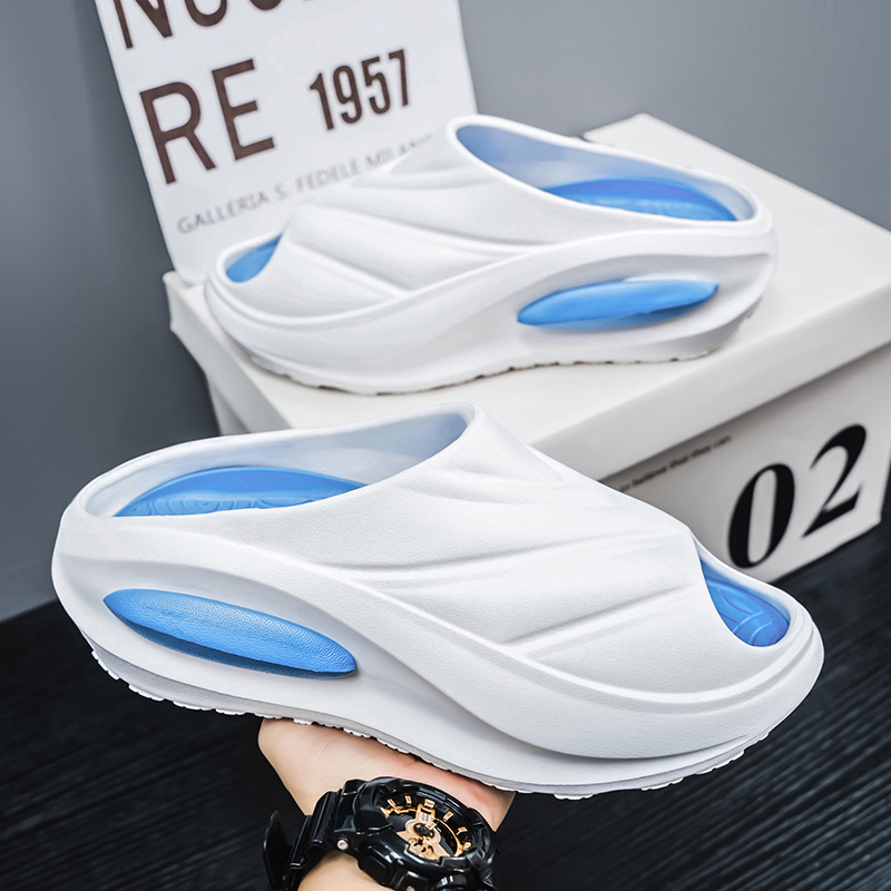 Zapatillas de alta elasticidad 2025 nuevos deportes de motocicleta al aire libre hombres y mujeres usan sandalias de plataforma antideslizantes en la playa slippers