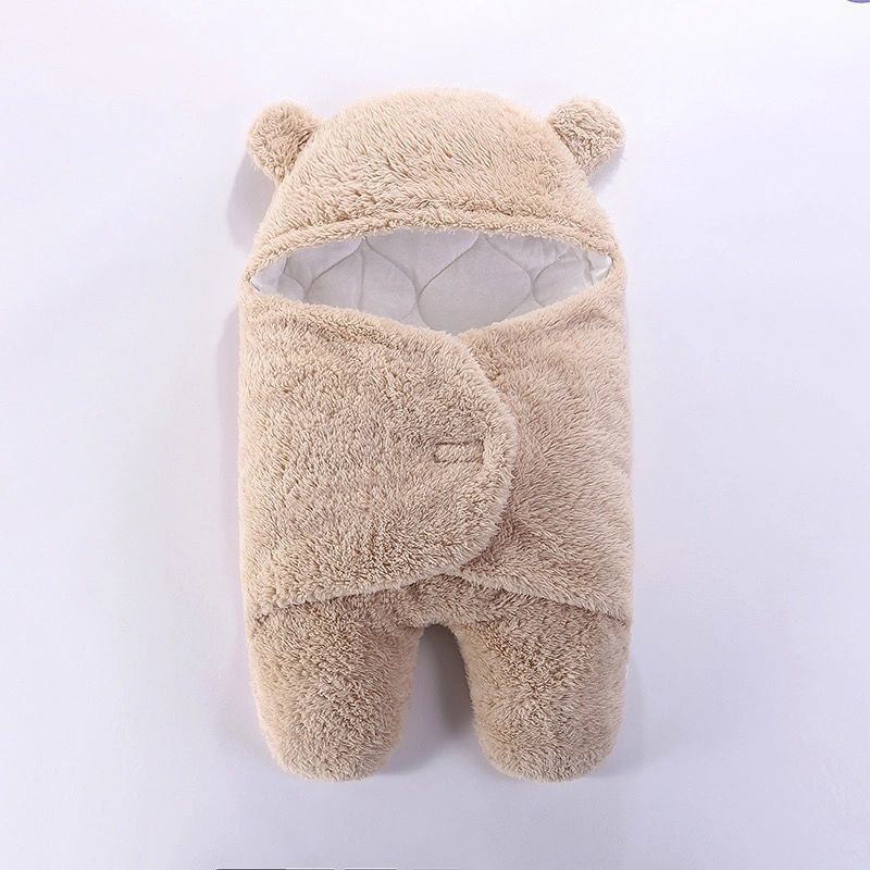 Bebé abraza bolsa de dormir otoño-invierno engrosado frío y cálido recién nacido paquete de salida - mes