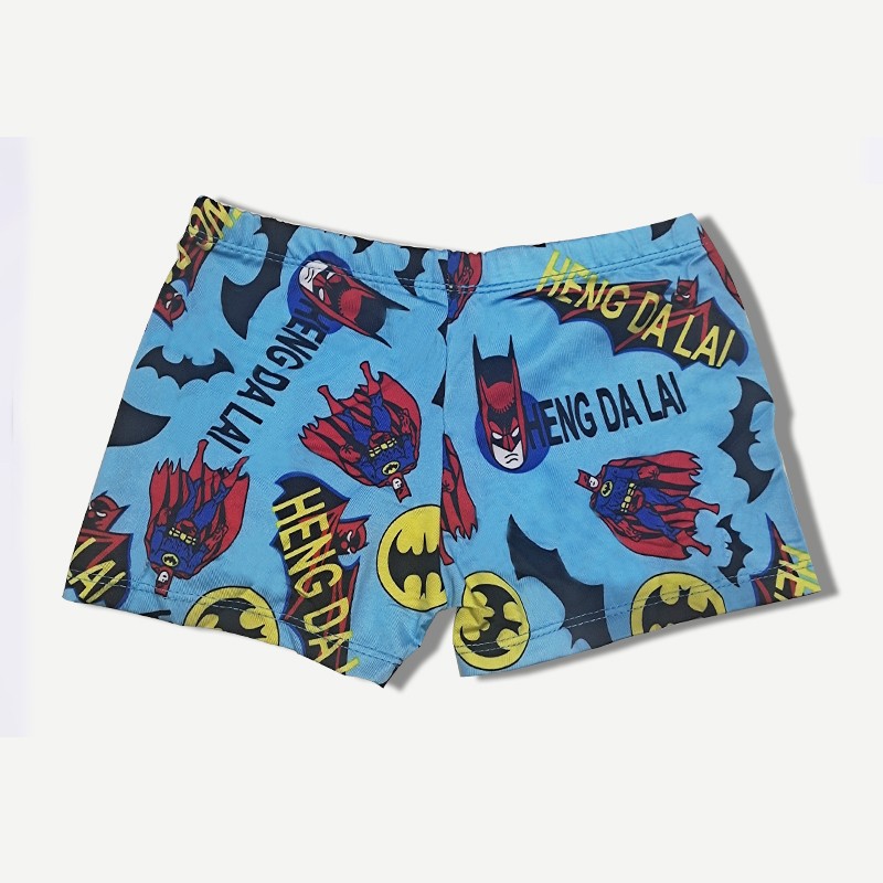 Bañador infantil niño tipo bóxer cordón ajustable diseño dibujos animados