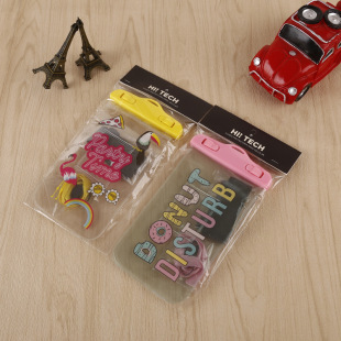 Colorful Transparent Mobile Phone Waterproof Bag, Custom-Made Cute Cartoon Outdoor Swimming Pvc Touch Screen Custom Seal