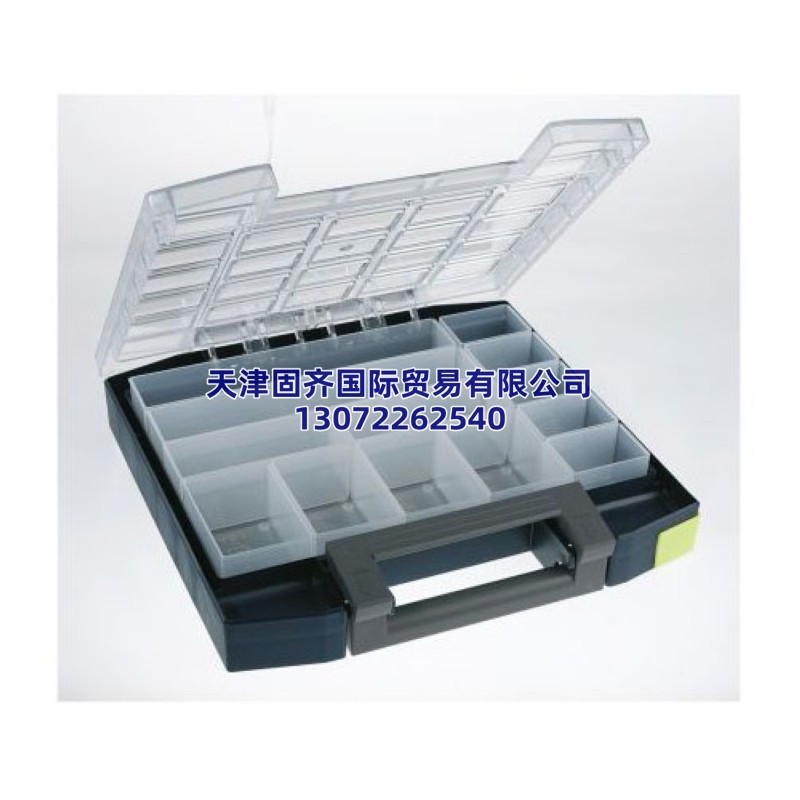 Raaco 13格零件盒收纳盒 134804, 55mmx298mmx284mm