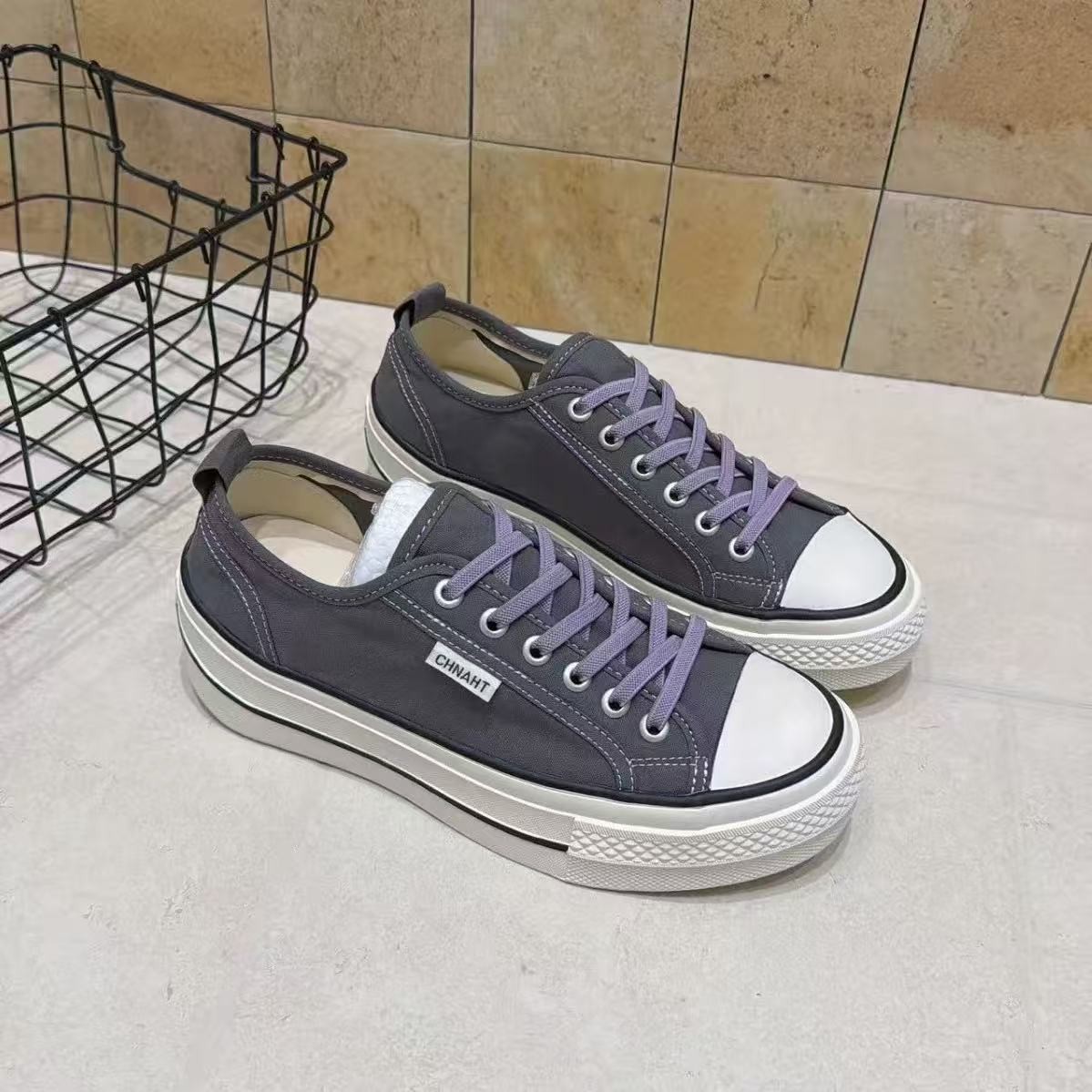 2026 nuevos zapatos de lona coreanos zapatos deportivos casuales zapatos de mujer al por mayor transpirables