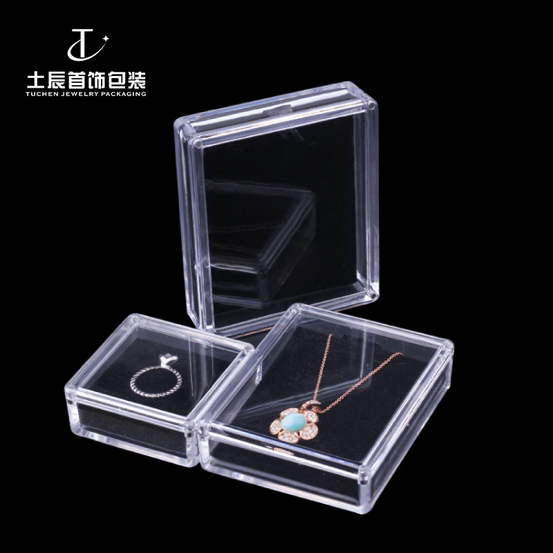 Jewelry Color Treasure Gem Diamond Diamond Box Magnet Box Naked Stone Box Ringface Box Jewelry Props Display Box