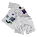 T02 Set [White with White Print]